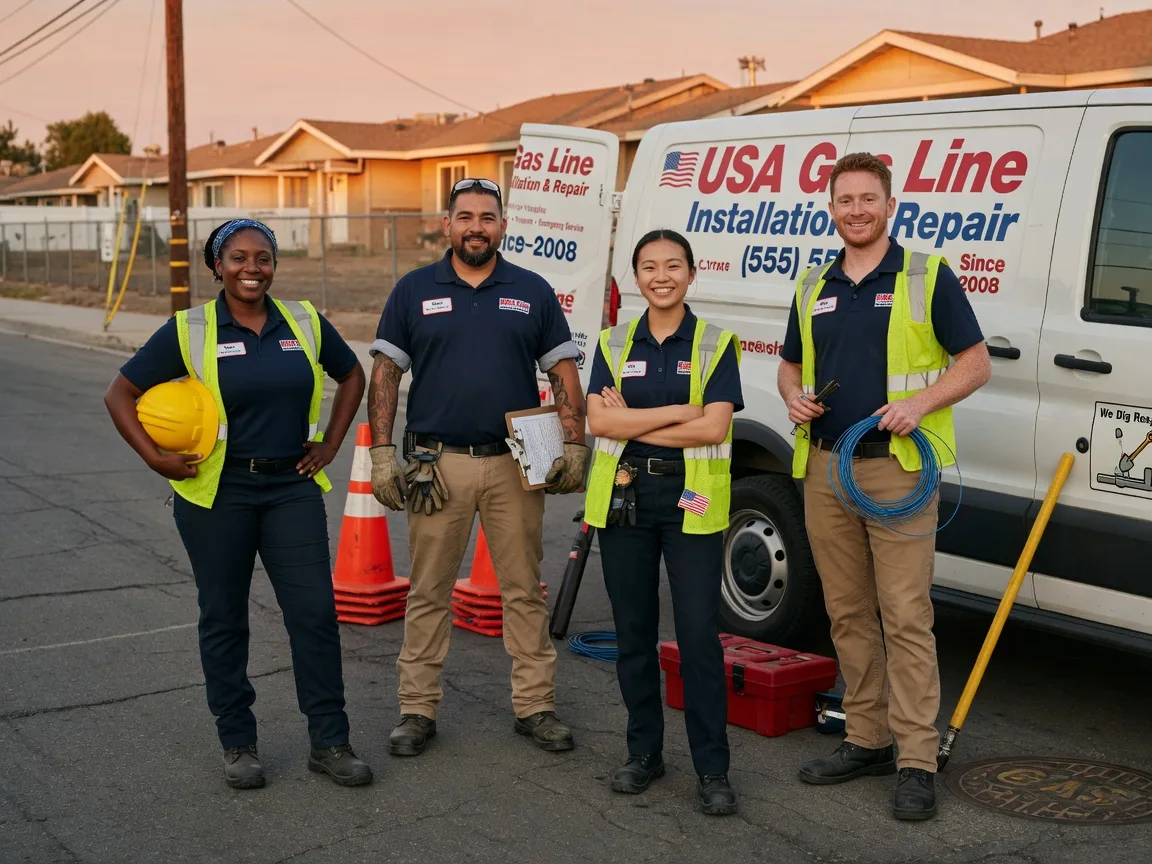 Gas Line Installation company in James City, PA